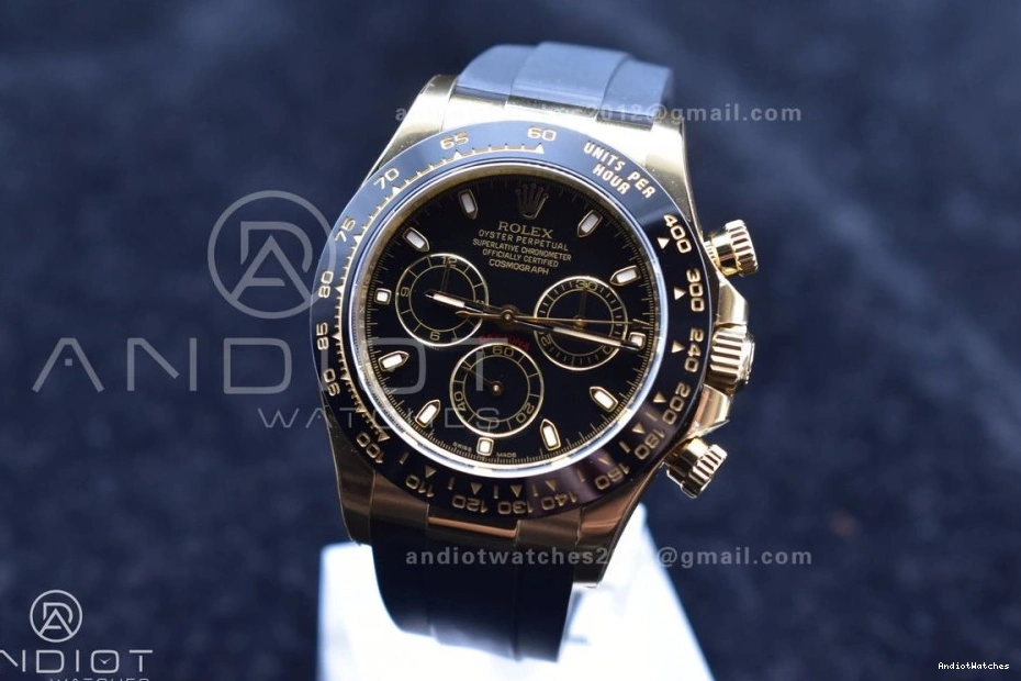 Black 116518 Oysterflex SA 759 Strap Clean Best Breathable Dial Edition Rubber Daytona on 1:1 1209